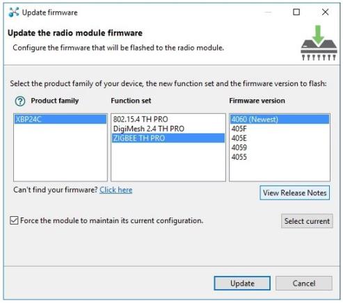 Update firmware