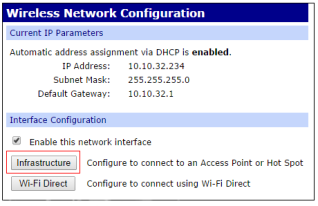 Launch Wi-Fi Infrastructure Wizard