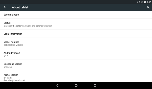 Update the Android firmware