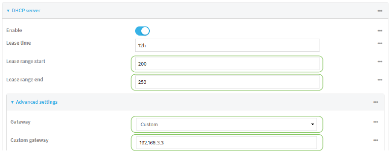 Example: VRRP/VRRP+ configuration