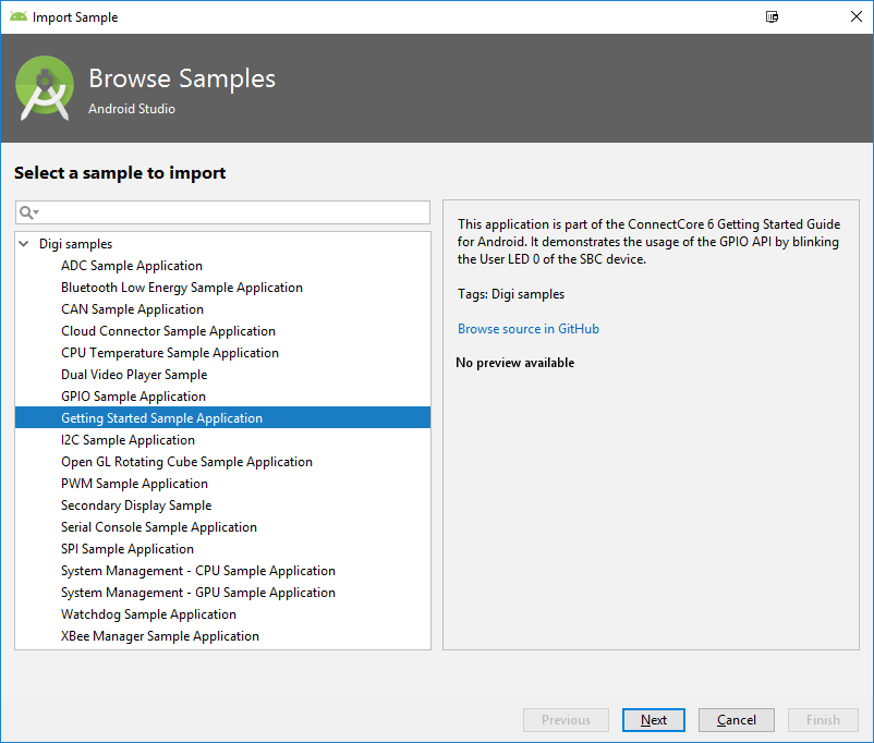 Import Sample Wizard 1