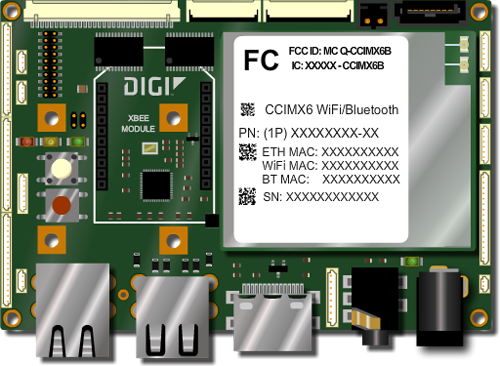 ConnectCore 6 SBC version 1