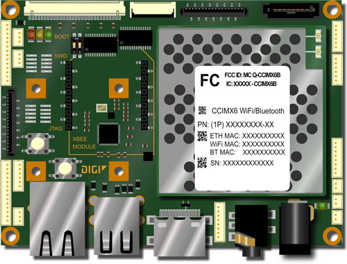 ConnectCore 6 SBC version 3