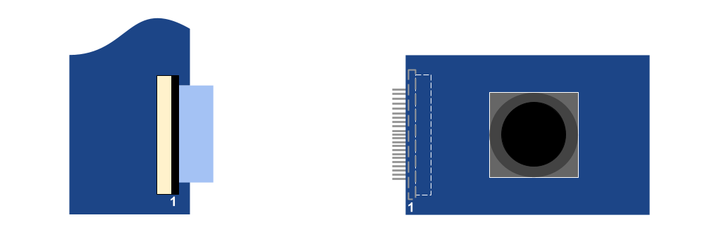 ConnectCore MP25 Development Kit MIPI camera connection