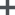 the plus sign