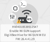 Enable Wi-SUN in XBee Hive