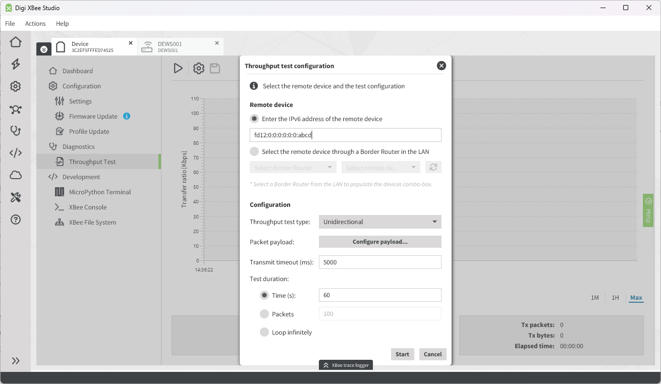 Entered IPv6 manually
