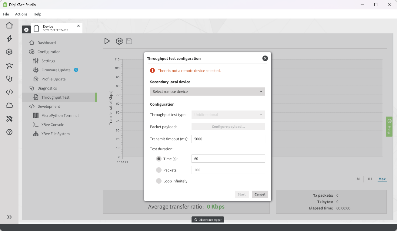 Select secondary device