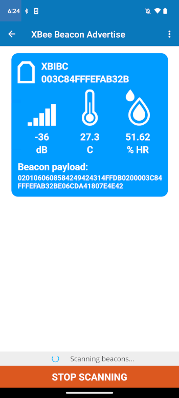 XBee Beacon Advertise