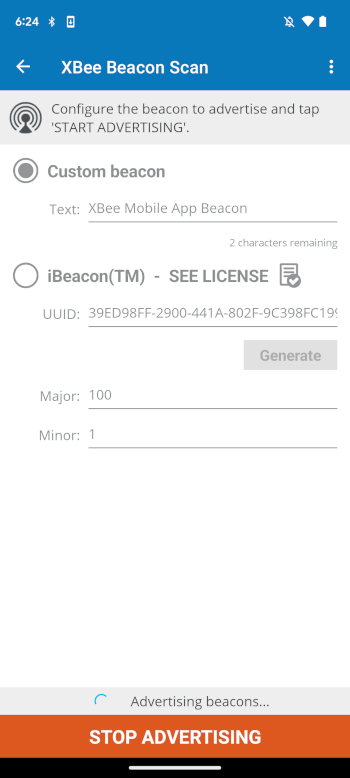 XBee Beacon Scan