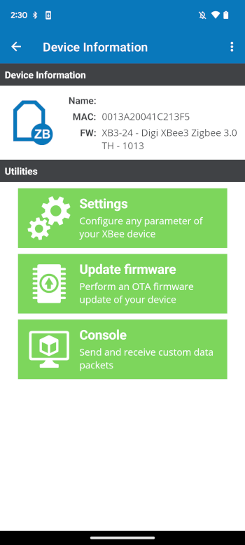 Device Information