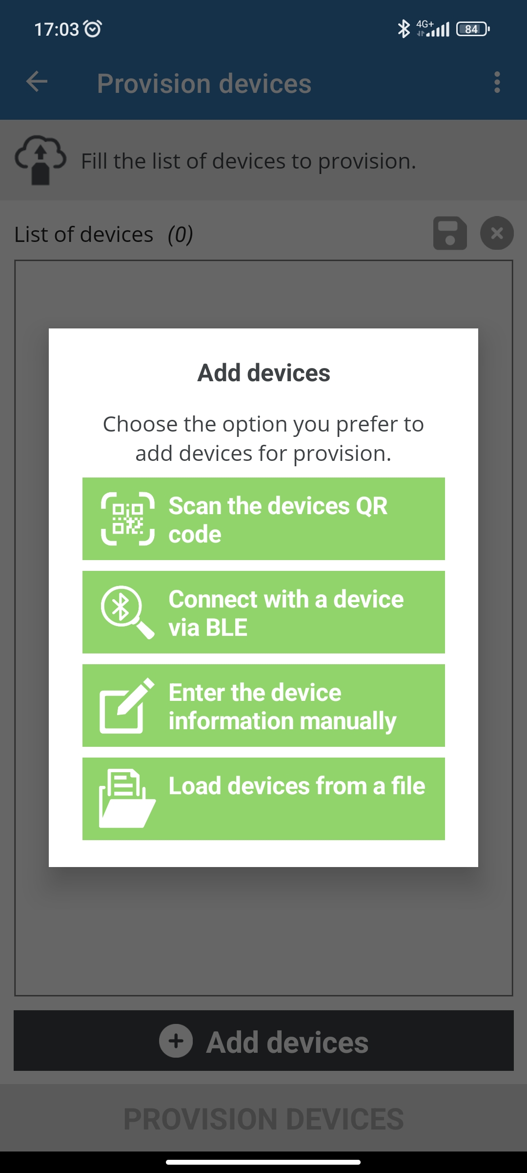Provision Options